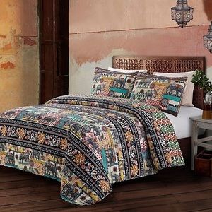 Elephant Love Safari Quilt Set TwinXL